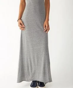 Alternative Apparel - Racerback Eco-Jersey Maxi Dress, Eco Grey Sale