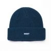 Mens OBEY - Future Beanie, Deep Ocean