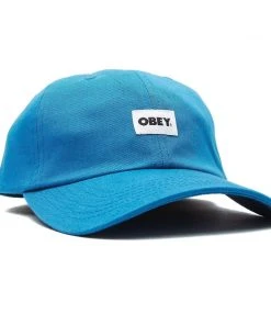 OBEY - Bold Label Organic Men's 6 Panel, Blue Sapphire Mens