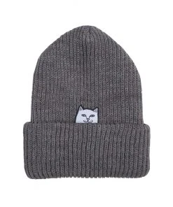 RIPNDIP - Lord Nermal Men's Beanie, Gray Mens