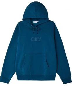 OBEY - Regal Pullover Men's Hoodie, Deep Ocean