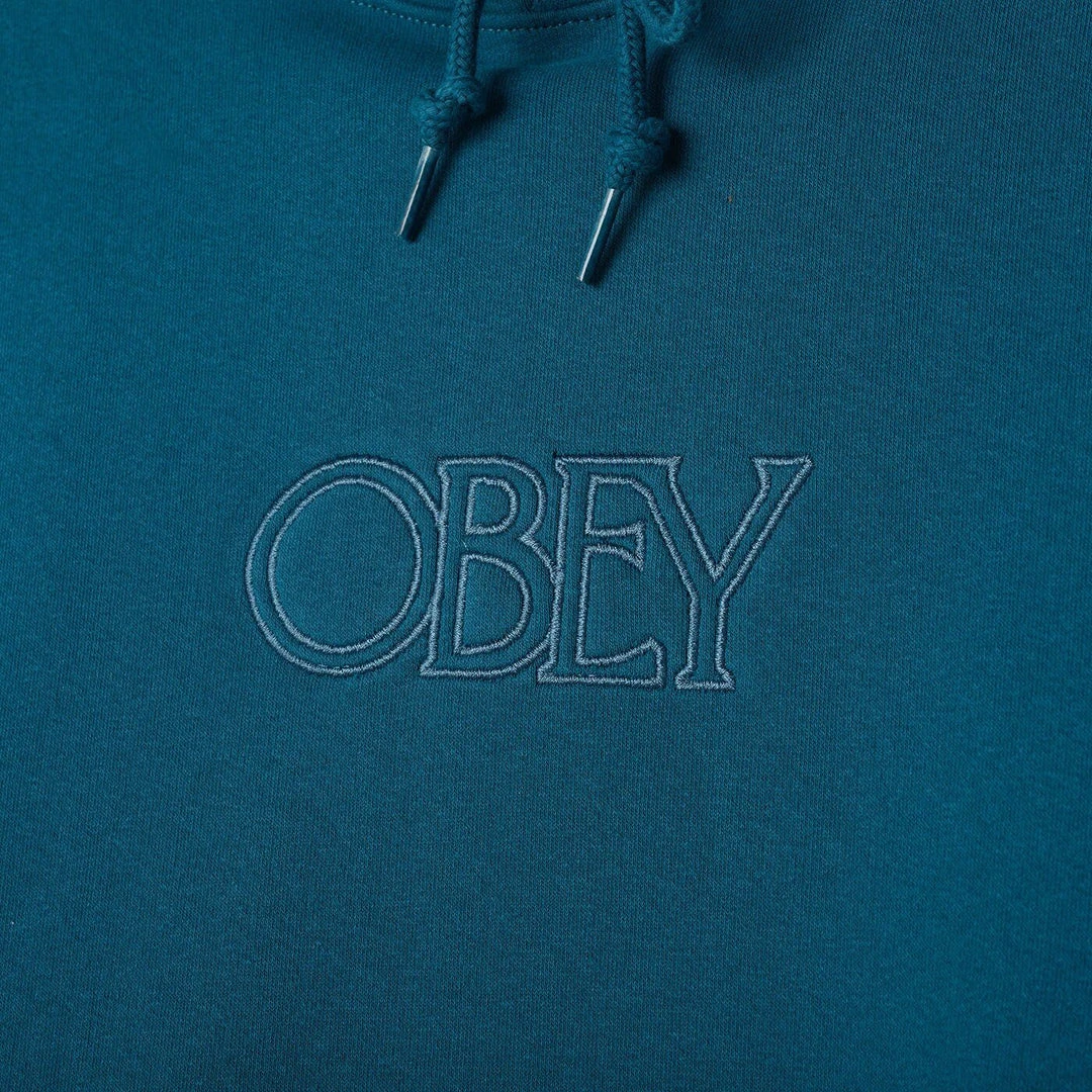 OBEY - Regal Pullover Men's Hoodie, Deep Ocean 3 OBEY - Regal Pullover Men's Hoodie, Deep Ocean