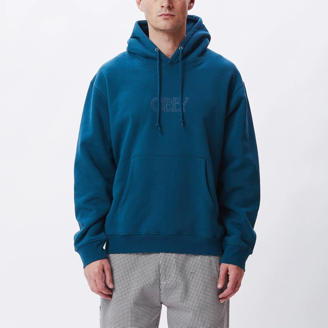 OBEY - Regal Pullover Men's Hoodie, Deep Ocean 4 OBEY - Regal Pullover Men's Hoodie, Deep Ocean