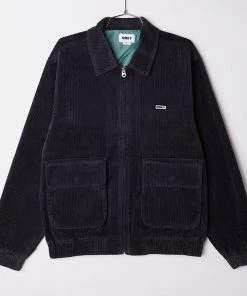 Mens OBEY - Captain Men's Jacket, French Navy