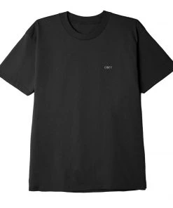 Mens OBEY - Deco Flower Men's Classic Tee, Black