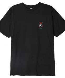 OBEY - Rise Above Flower Fist Men's Tee, Black