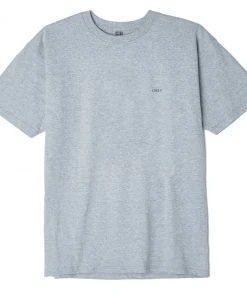 OBEY - Riot Cop Peace Shield Men's Classic Tee, Heather Grey Mens