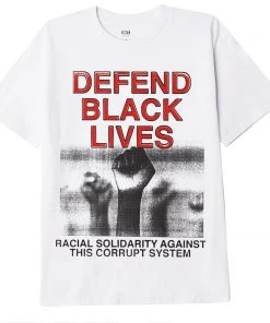 Mens OBEY - Defend Black Lives 2 Men's Tee, White