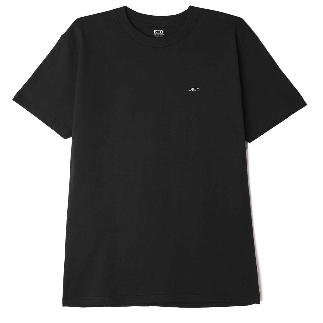 OBEY - Raise The Level Men's Classic Tee, Black Mens 2 OBEY - Raise The Level Men's Classic Tee, Black Mens