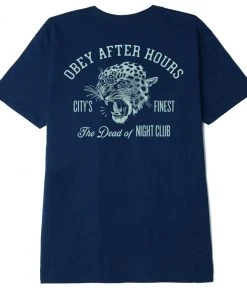 Mens OBEY - After Hours Men's Classic Tee, Navy