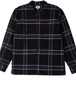 OBEY - Fiasco Woven Men's Shirt, Black Multi