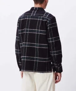 OBEY - Fiasco Woven Men's Shirt, Black Multi