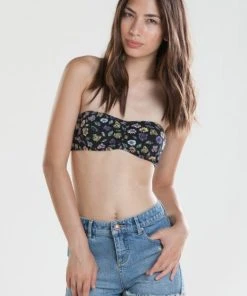 Womens OBEY - Mia Women's Bandeau Top, Black