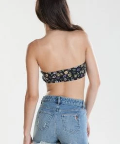 Womens OBEY - Mia Women's Bandeau Top, Black