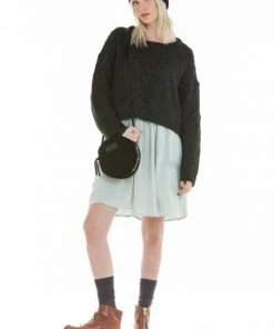 OBEY - Atherton Crewneck Sweater, Heather Black