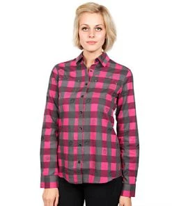 Married To The Mob - Buffalo Gals Buttoned-Down Women's Shirt, Pink