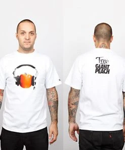 Mens The Giant Peach X TRUE Men's Shirt, White