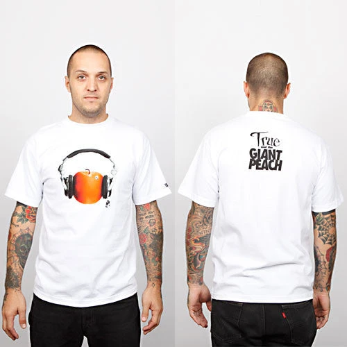 Mens The Giant Peach X TRUE Men's Shirt, White 1 Mens The Giant Peach X TRUE Men's Shirt, White