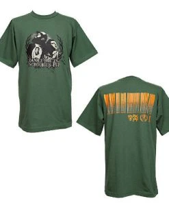 Strange Famous Records Dan Le Sac Vs Scroobius Pip Men's Shirt, Military Green Music