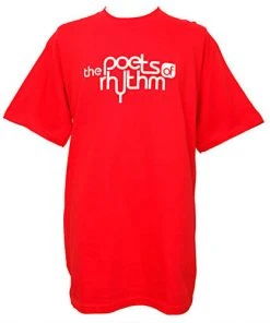 Quannum Poets Of Rhythm - Logo Men's Shirt, Red Mens