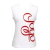 Quannum Joyo - Women's Muscle Shirt, White Music