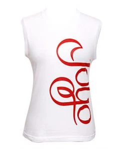 Quannum Joyo - Women's Muscle Shirt, White Music