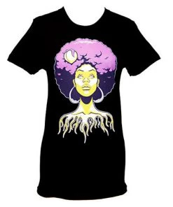 The Giant Peach - Jason Goad Our Lady Of Peach Women's Shirt, Black