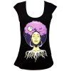 Womens The Giant Peach X Jason Goad Our Lady Of Peach Scoop Women’s Tee, Blk