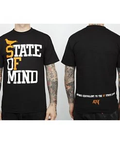 Adapt Clothing Adapt - State Of Mind Men's Shirt, Black Mens