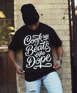 Loud Silence - Cook Up Beats Men's Tee, Black Mens