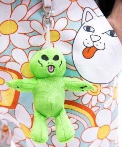 RIPNDIP - Lord Alien Plush Keychain, Green Mens