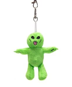 RIPNDIP - Lord Alien Plush Keychain, Green Mens
