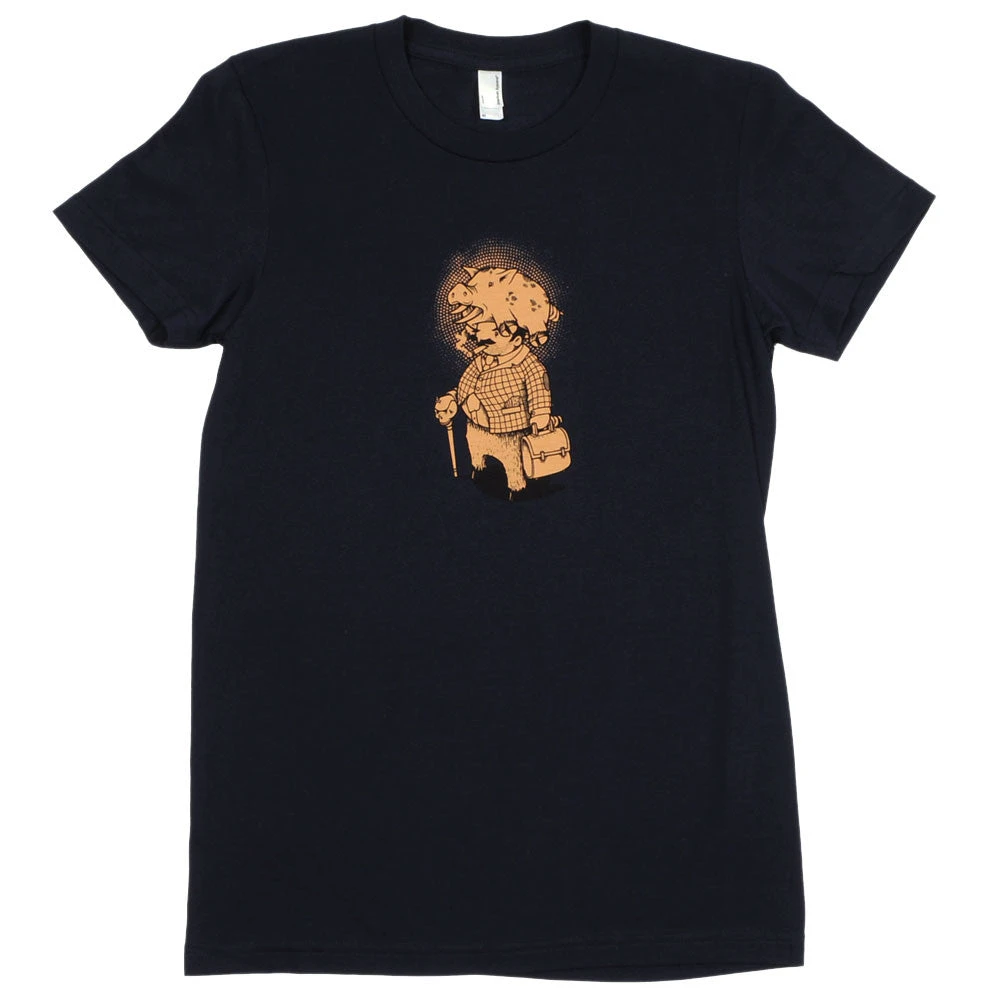 Music Aesop Rock - Pig Women's Shirt, Navy 1 Music Aesop Rock - Pig Women's Shirt, Navy