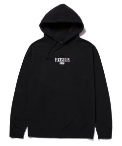 Mens HUF X Pleasures - Beetle Men's Pullover Hoodie, Black