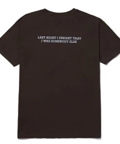 Mens HUF X Pleasures - Breaking Bread Tee, Chocolate