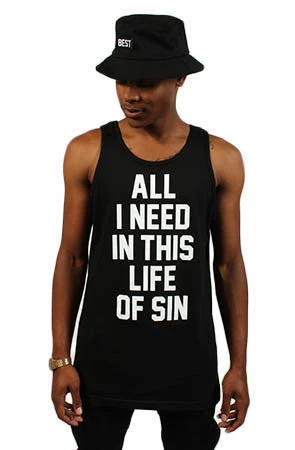 Adapt Clothing Adapt X Breezy Excursion - All I Need Men's Tank Top, Black Mens 1 Adapt Clothing Adapt X Breezy Excursion - All I Need Men's Tank Top, Black Mens