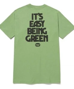 Mens HUF - Easy Green Tee, Dill Green