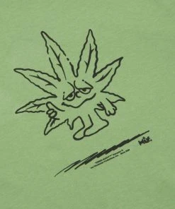 Mens HUF - Easy Green Tee, Dill Green 6 Mens HUF - Easy Green Tee, Dill Green