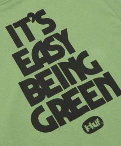 Mens HUF - Easy Green Tee, Dill Green 7 Mens HUF - Easy Green Tee, Dill Green