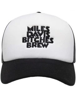 Mens HUF X Miles Davis - Funky Tonk Trucker Cap, Black