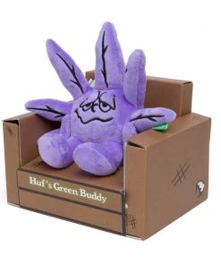 HUF X Green Buddy Plush Doll, Purple