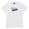HUF X Pleasures - Head Unit Tee, White Mens