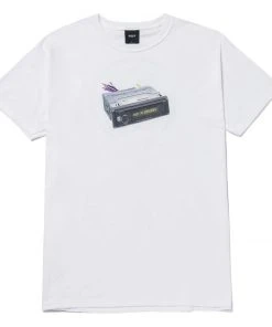 HUF X Pleasures - Head Unit Tee, White Mens