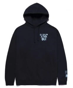 HUF X Harold Hunter Foundation 2021 Men's Pullover Hoodie, Navy