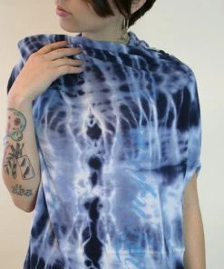 Harajuku Lovers - Tie-Dye Flow Junior's Dress, Hope Blue Womens