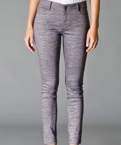 Flying Tomato Sale Spirit Animal Skinny Pants, Glittery Grey