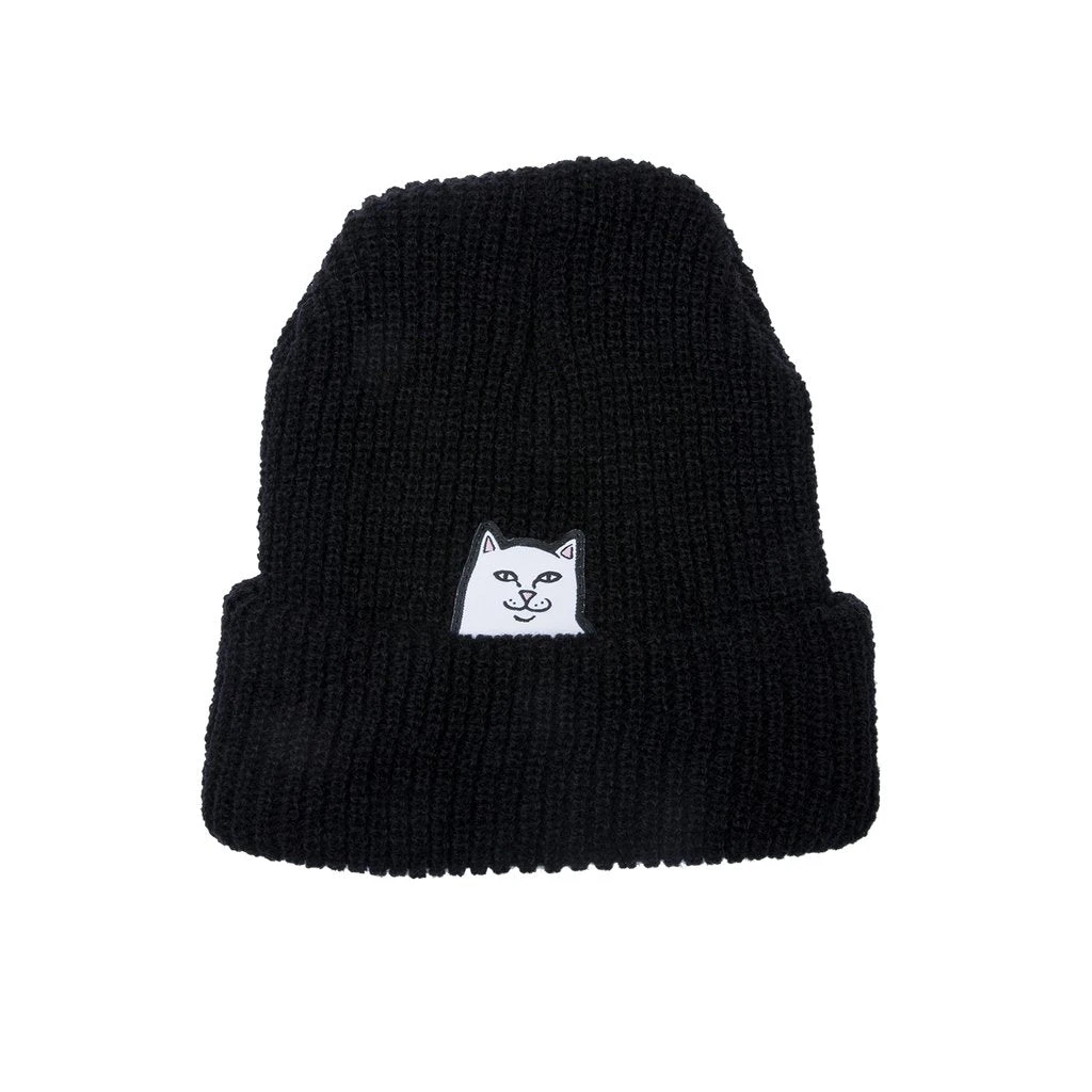 RIPNDIP - Lord Nermal Men's Beanie, Black Mens