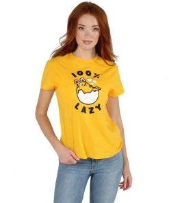Womens Tokidoki X Gudetama - Mega Lazy Women's Tee, Gold