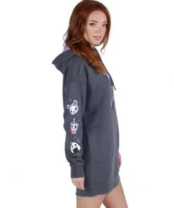 Tokidoki - Midnight Tokimeki Women's Pullover Hoodie Dress, Storm