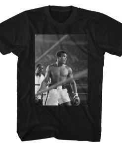 American Classics Muhammad Ali - Look Ahead Men's Shirt, Black